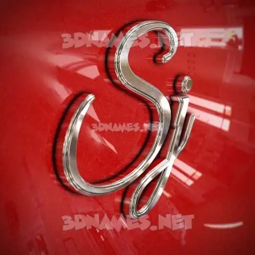 sj in Car Paint style - 3D name wallpaper sj in Car Paint style - 3D name wallpaper