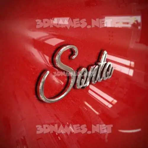 sonto in Car Paint style - 3D name wallpaper sonto in Car Paint style - 3D name wallpaper
