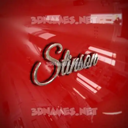 stinson in Car Paint style - 3D name wallpaper stinson in Car Paint style - 3D name wallpaper