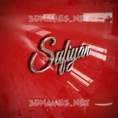 sufiyan in Car Paint style - 3D name wallpaper sufiyan in Car Paint style - 3D name wallpaper