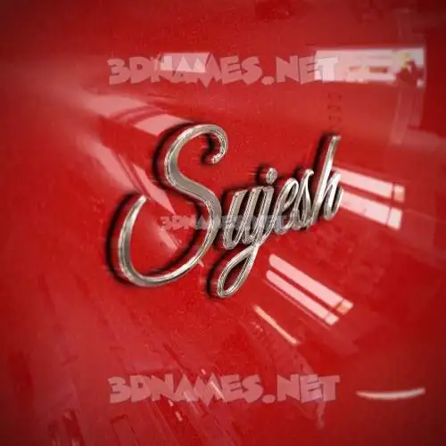 sujesh in Car Paint style - 3D name wallpaper sujesh in Car Paint style - 3D name wallpaper