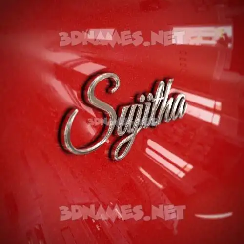 sujitha in Car Paint style - 3D name wallpaper sujitha in Car Paint style - 3D name wallpaper
