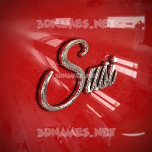 susi in Car Paint style - 3D name wallpaper susi in Car Paint style - 3D name wallpaper