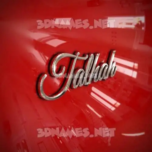 talhah in Car Paint style - 3D name wallpaper talhah in Car Paint style - 3D name wallpaper