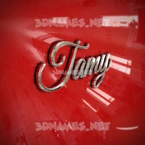 tamy in Car Paint style - 3D name wallpaper tamy in Car Paint style - 3D name wallpaper