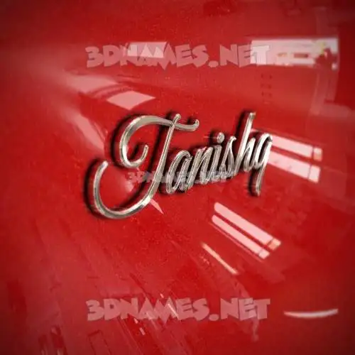 tanishq in Car Paint style - 3D name wallpaper tanishq in Car Paint style - 3D name wallpaper