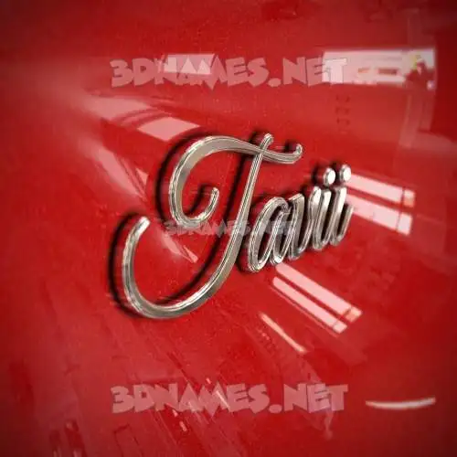 tavii in Car Paint style - 3D name wallpaper tavii in Car Paint style - 3D name wallpaper