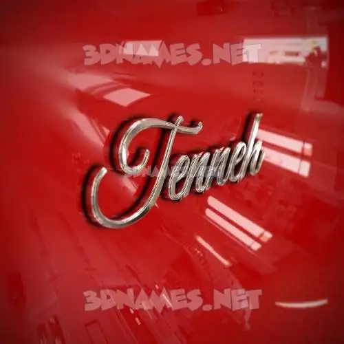 tenneh in Car Paint style - 3D name wallpaper tenneh in Car Paint style - 3D name wallpaper