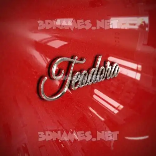 teodora in Car Paint style - 3D name wallpaper teodora in Car Paint style - 3D name wallpaper