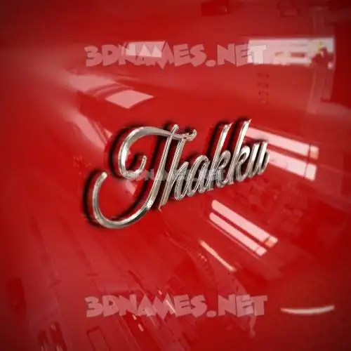 thakku in Car Paint style - 3D name wallpaper thakku in Car Paint style - 3D name wallpaper