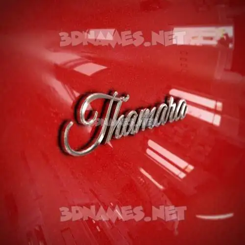 thamara in Car Paint style - 3D name wallpaper thamara in Car Paint style - 3D name wallpaper