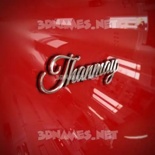 thanmay in Car Paint style - 3D name wallpaper thanmay in Car Paint style - 3D name wallpaper