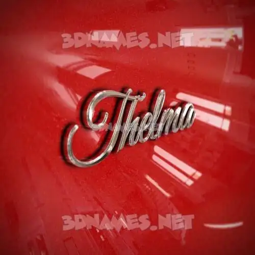 thelma in Car Paint style - 3D name wallpaper thelma in Car Paint style - 3D name wallpaper