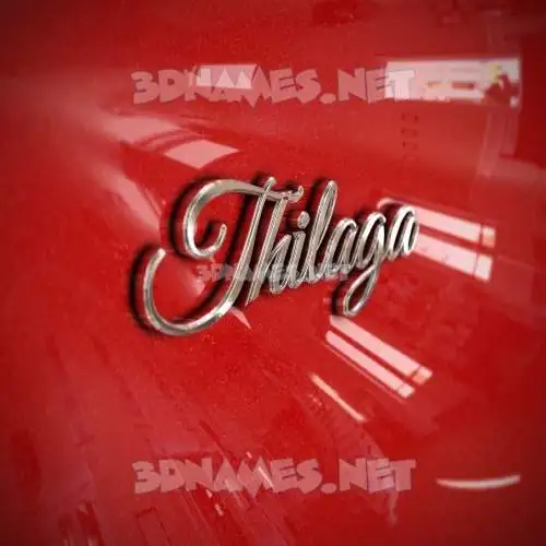 thilaga in Car Paint style - 3D name wallpaper thilaga in Car Paint style - 3D name wallpaper