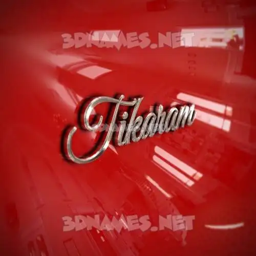 tikaram in Car Paint style - 3D name wallpaper tikaram in Car Paint style - 3D name wallpaper