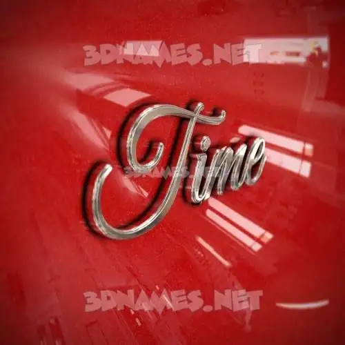 time in Car Paint style - 3D name wallpaper time in Car Paint style - 3D name wallpaper