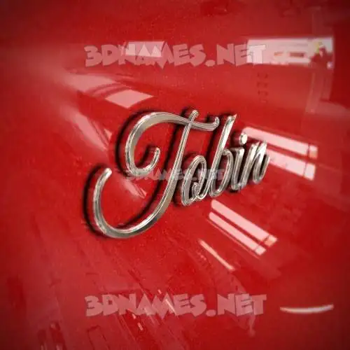 tobin in Car Paint style - 3D name wallpaper tobin in Car Paint style - 3D name wallpaper