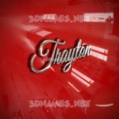 trayton in Car Paint style - 3D name wallpaper trayton in Car Paint style - 3D name wallpaper