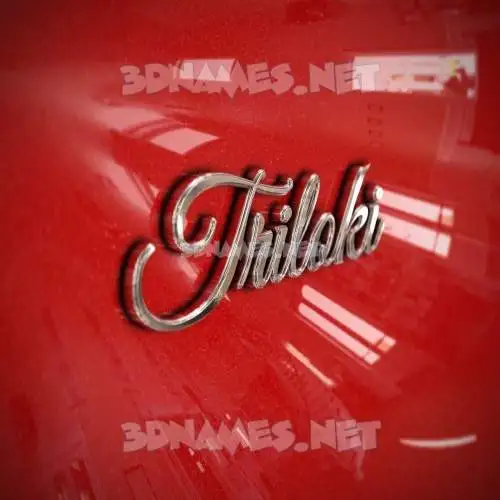 triloki in Car Paint style - 3D name wallpaper triloki in Car Paint style - 3D name wallpaper