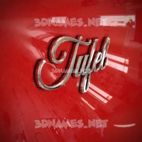 tufel in Car Paint style - 3D name wallpaper tufel in Car Paint style - 3D name wallpaper