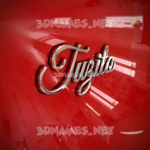tuzito in Car Paint style - 3D name wallpaper tuzito in Car Paint style - 3D name wallpaper