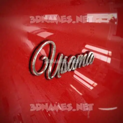 usama in Car Paint style - 3D name wallpaper usama in Car Paint style - 3D name wallpaper