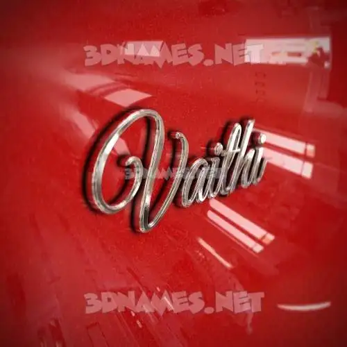 vaithi in Car Paint style - 3D name wallpaper vaithi in Car Paint style - 3D name wallpaper