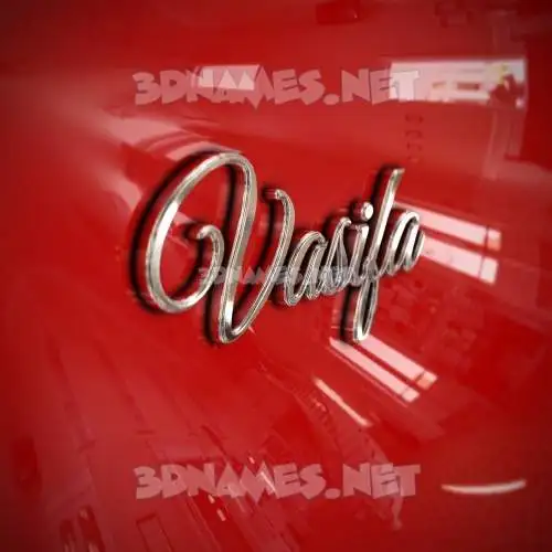 vasifa in Car Paint style - 3D name wallpaper vasifa in Car Paint style - 3D name wallpaper