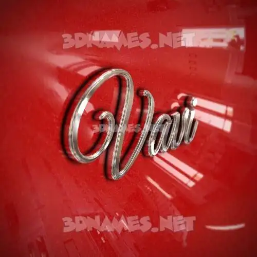 vavi in Car Paint style - 3D name wallpaper vavi in Car Paint style - 3D name wallpaper