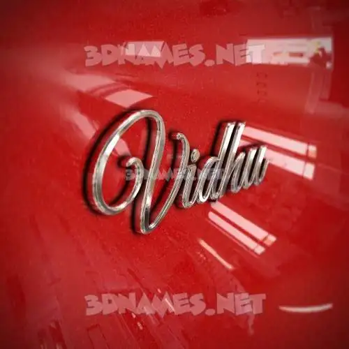 vidhu in Car Paint style - 3D name wallpaper vidhu in Car Paint style - 3D name wallpaper