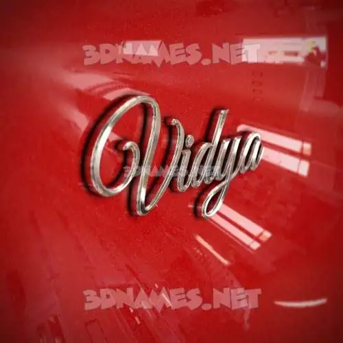 vidya in Car Paint style - 3D name wallpaper vidya in Car Paint style - 3D name wallpaper