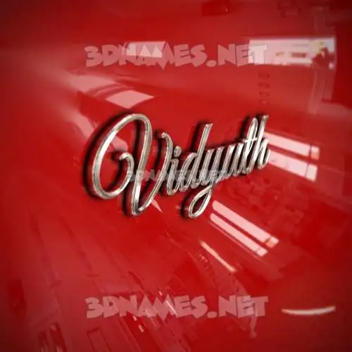 vidyuth in Car Paint style - 3D name wallpaper vidyuth in Car Paint style - 3D name wallpaper