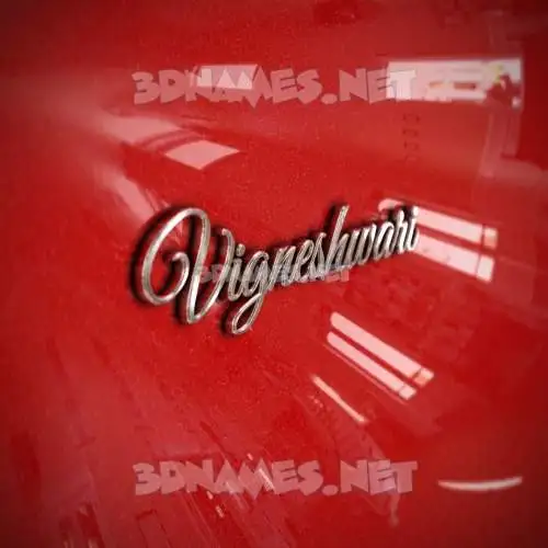 vigneshwari in Car Paint style - 3D name wallpaper vigneshwari in Car Paint style - 3D name wallpaper