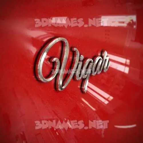 viqar in Car Paint style - 3D name wallpaper viqar in Car Paint style - 3D name wallpaper