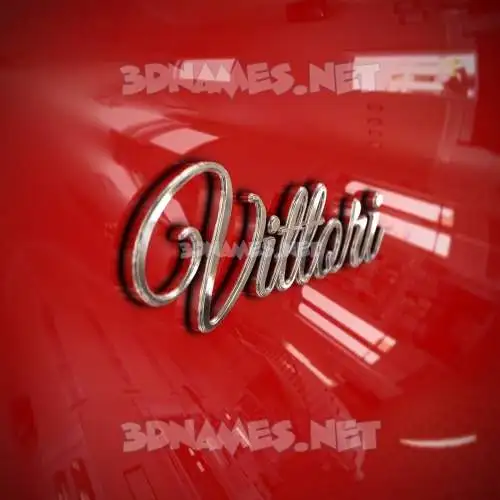 vittori in Car Paint style - 3D name wallpaper vittori in Car Paint style - 3D name wallpaper