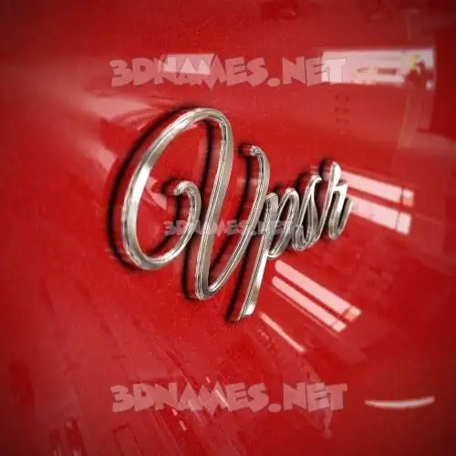vpsr in Car Paint style - 3D name wallpaper