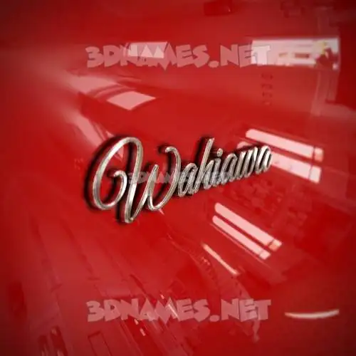 wahiawa in Car Paint style - 3D name wallpaper wahiawa in Car Paint style - 3D name wallpaper