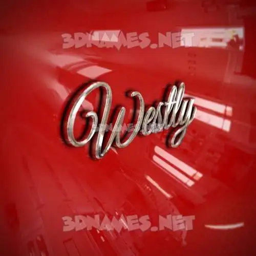 westly in Car Paint style - 3D name wallpaper westly in Car Paint style - 3D name wallpaper