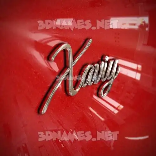 xaviy in Car Paint style - 3D name wallpaper xaviy in Car Paint style - 3D name wallpaper