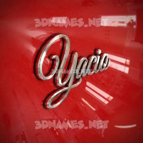 yacio in Car Paint style - 3D name wallpaper yacio in Car Paint style - 3D name wallpaper