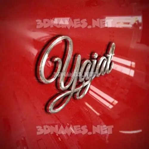 yajat in Car Paint style - 3D name wallpaper yajat in Car Paint style - 3D name wallpaper