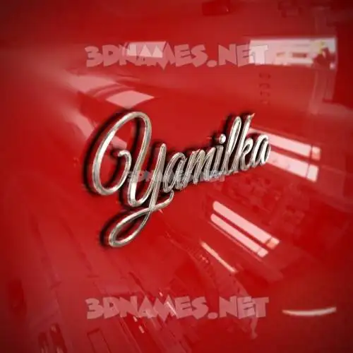 yamilka in Car Paint style - 3D name wallpaper yamilka in Car Paint style - 3D name wallpaper