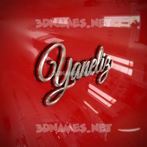 yaneliz in Car Paint style - 3D name wallpaper yaneliz in Car Paint style - 3D name wallpaper