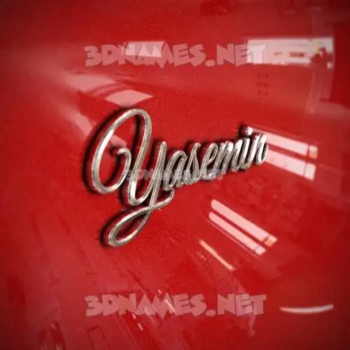 yasemin in Car Paint style - 3D name wallpaper yasemin in Car Paint style - 3D name wallpaper