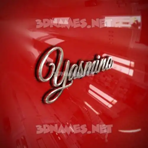 yasmino in Car Paint style - 3D name wallpaper yasmino in Car Paint style - 3D name wallpaper