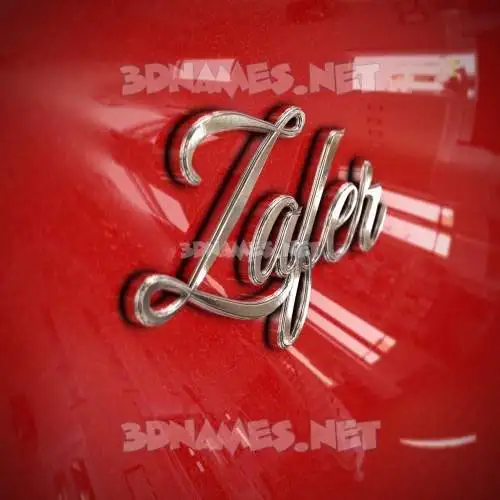 zafer in Car Paint style - 3D name wallpaper zafer in Car Paint style - 3D name wallpaper