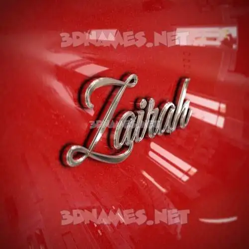zairah in Car Paint style - 3D name wallpaper zairah in Car Paint style - 3D name wallpaper