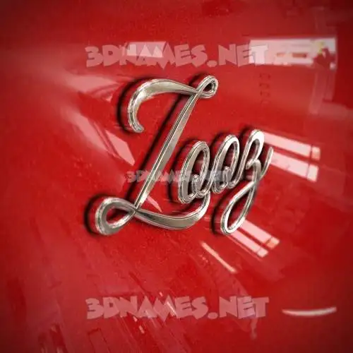 zooz in Car Paint style - 3D name wallpaper zooz in Car Paint style - 3D name wallpaper