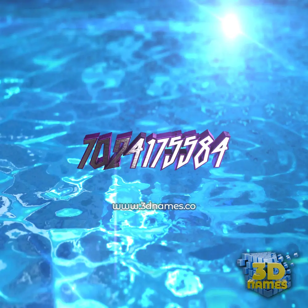 7024175584 in Water 2015 style - 3D name wallpaper 7024175584 in Water 2015 style - 3D name wallpaper