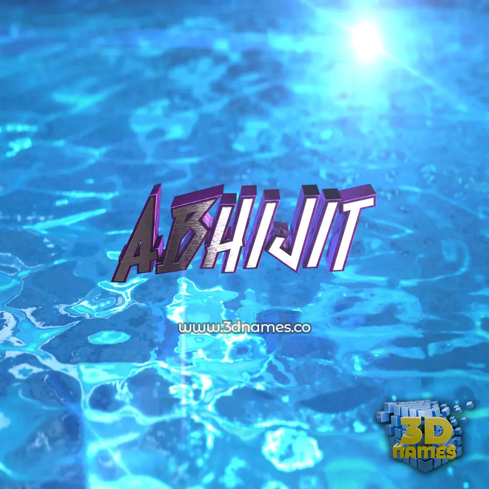 abhijit in Water 2015 style - 3D name wallpaper abhijit in Water 2015 style - 3D name wallpaper